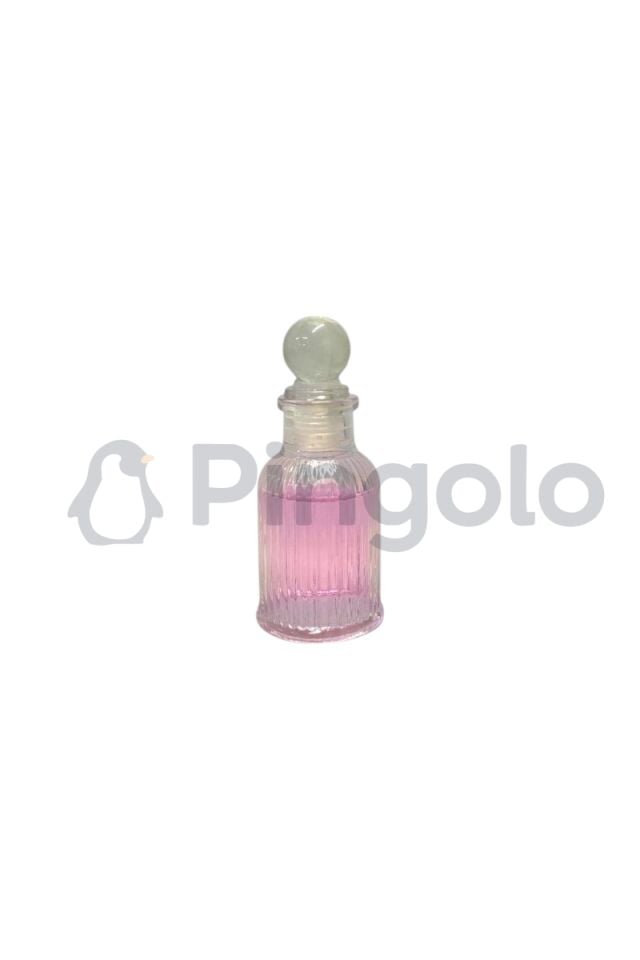 10 Adet Söz, Nişan, Nikah, Düğün Hediyelik Hürrem Çizgili Cam Şişe