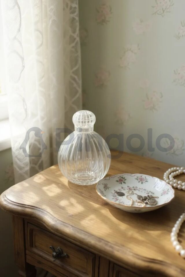 10 Adet Söz, Nişan, Nikah, Düğün Hediyelik Çizgili Damla Model Cam Şişe