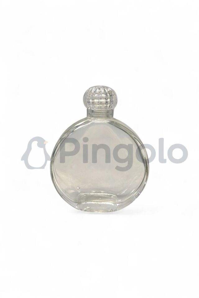 Yuvarlak Yassı Damla Cam Şişe Söz, Nişan, Nikah 10 Adet