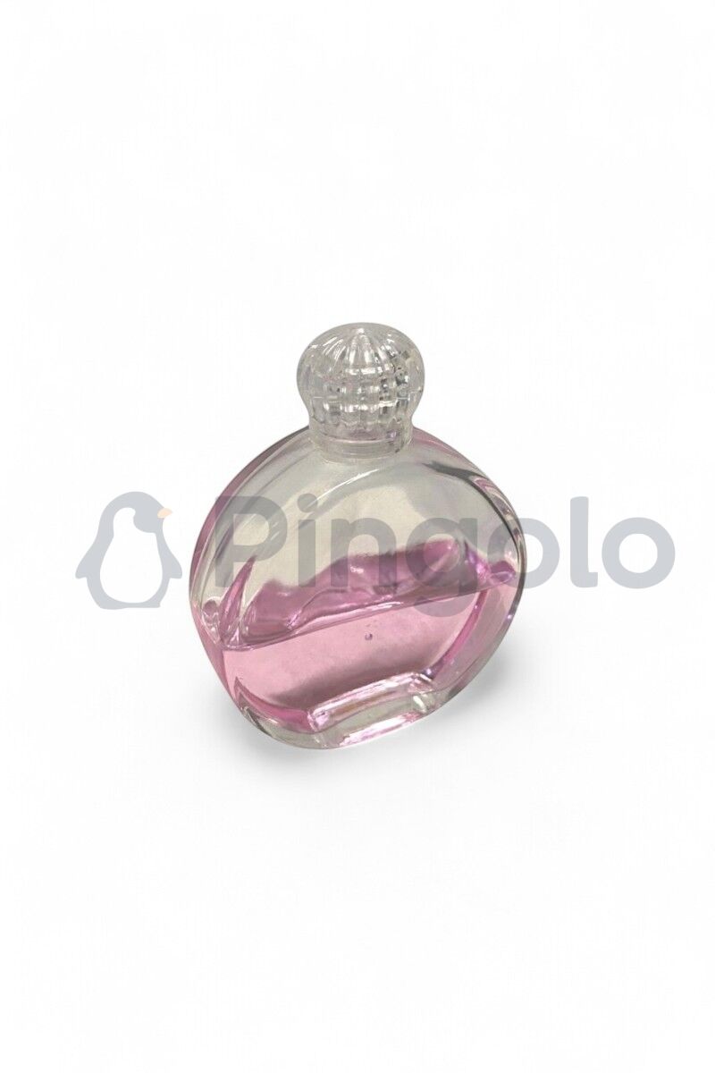 Yuvarlak Yassı Damla Cam Şişe Söz, Nişan, Nikah 10 Adet