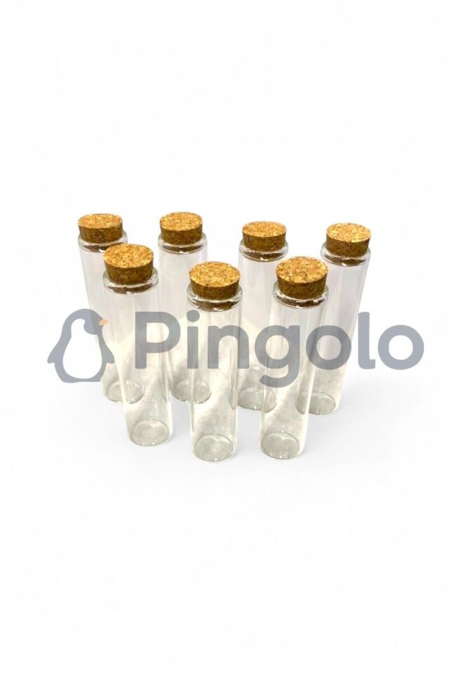 50 Adet Söz, Nişan, Nikah, Düğün Hediyelik 10 cm Mantar Kapaklı Model Cam Şişe