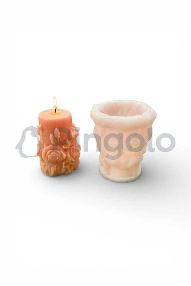 Güllü Silindir Silikon Kalıp