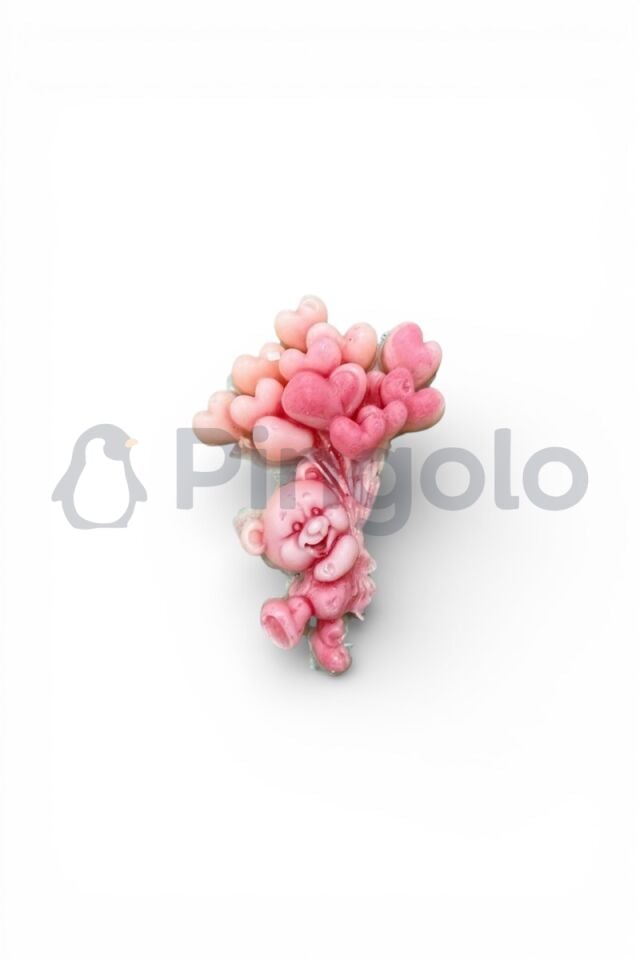 Balonlu Ayıcık Silikon Kalıp