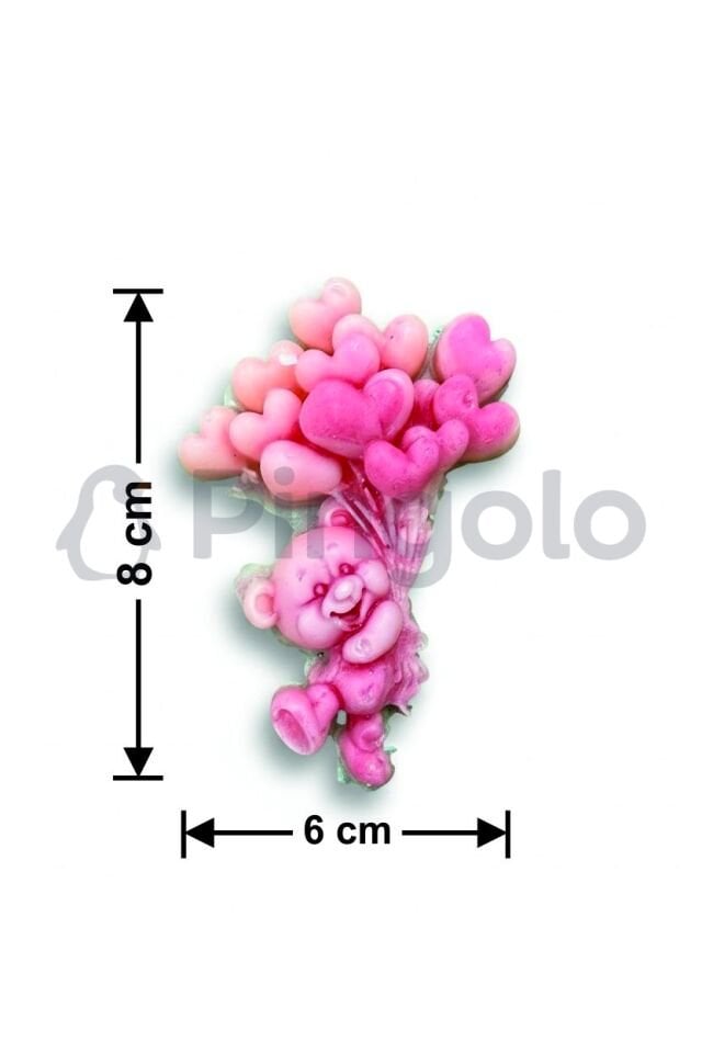 Balonlu Ayıcık Silikon Kalıp