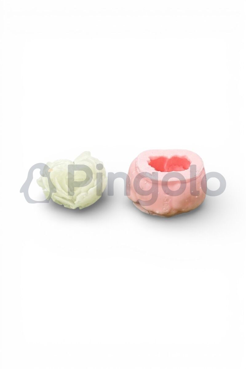 Kalp Gül Silikon Kalıp