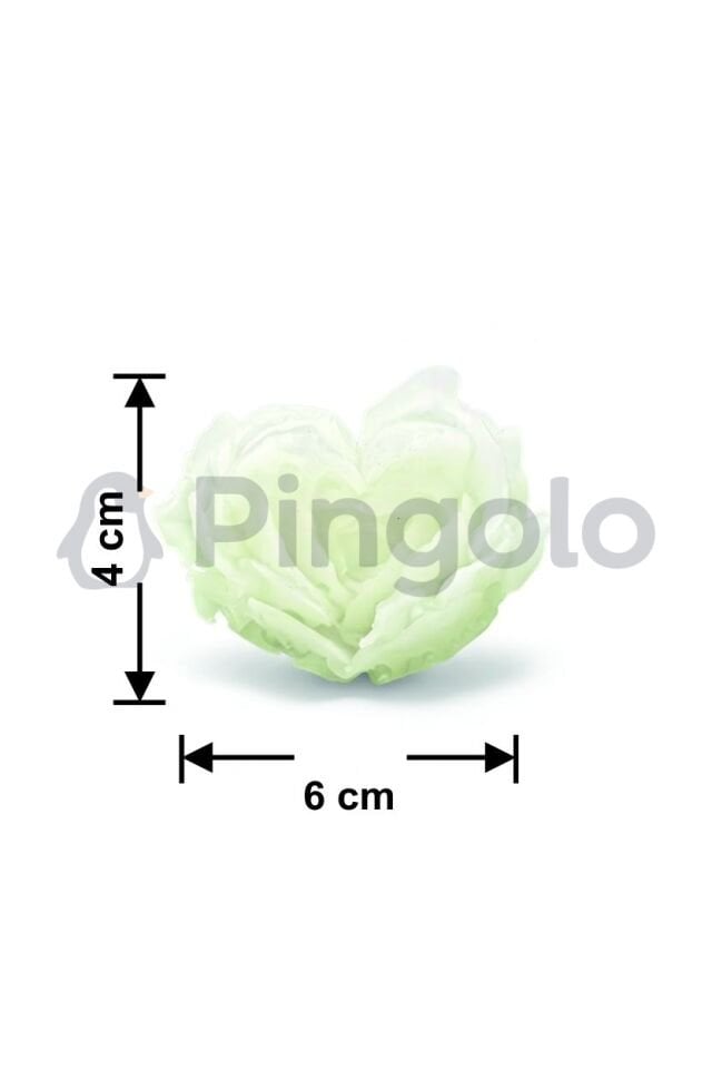 Kalp Gül Silikon Kalıp