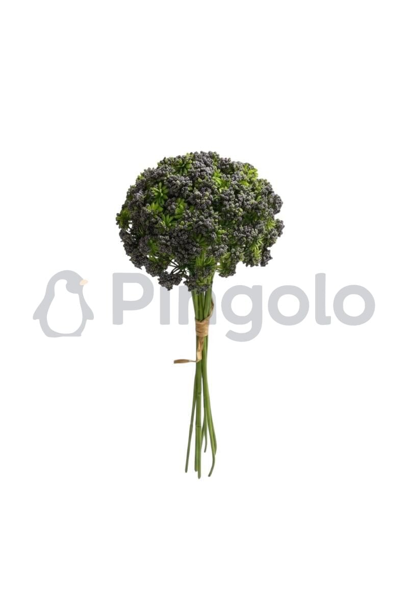 Sedum Cipso 9 Dallı Yapay Çiçek PNG-501 Mürdüm