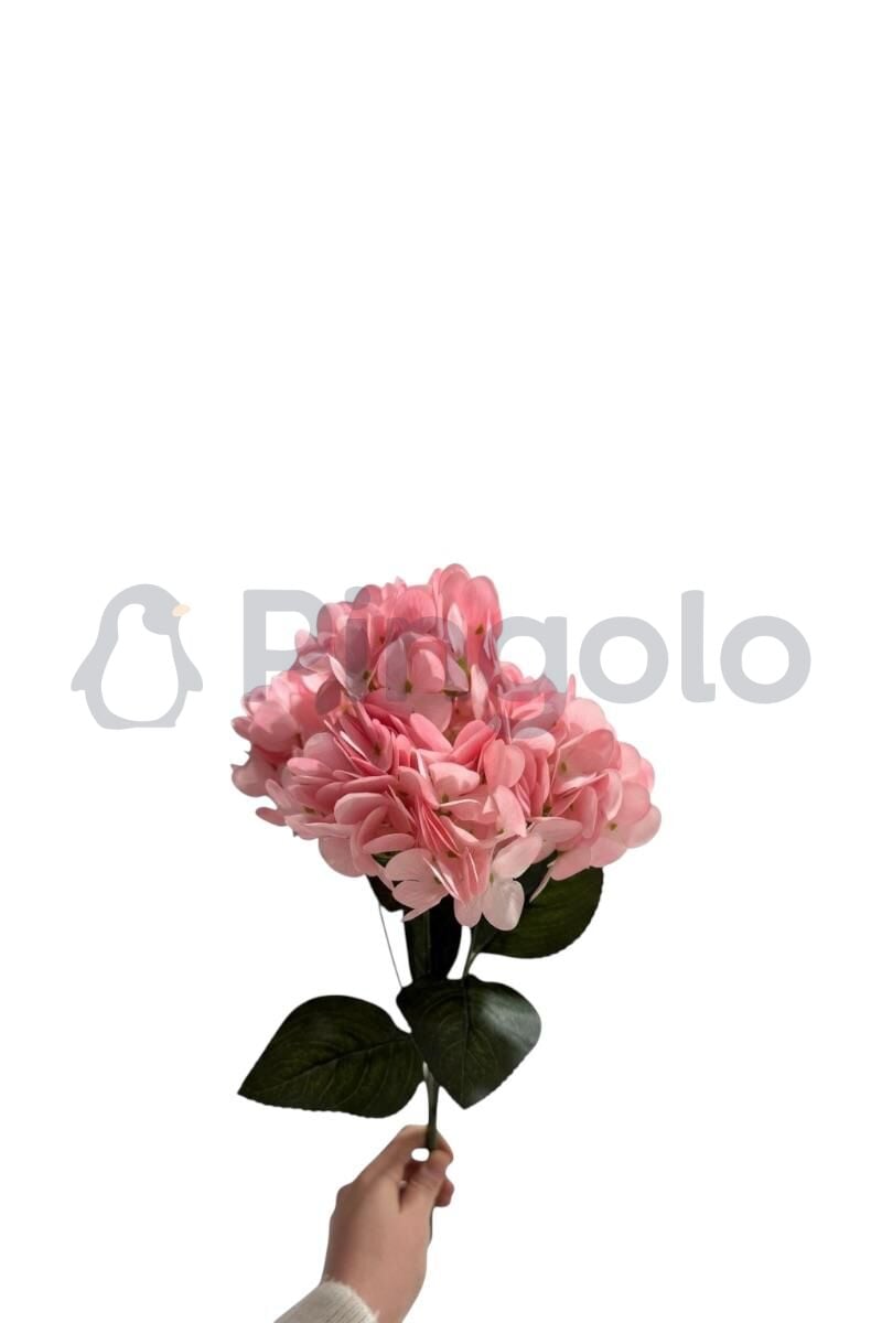 Ortanca 5 Dallı Yapay Çiçek PNG-505 Pembe