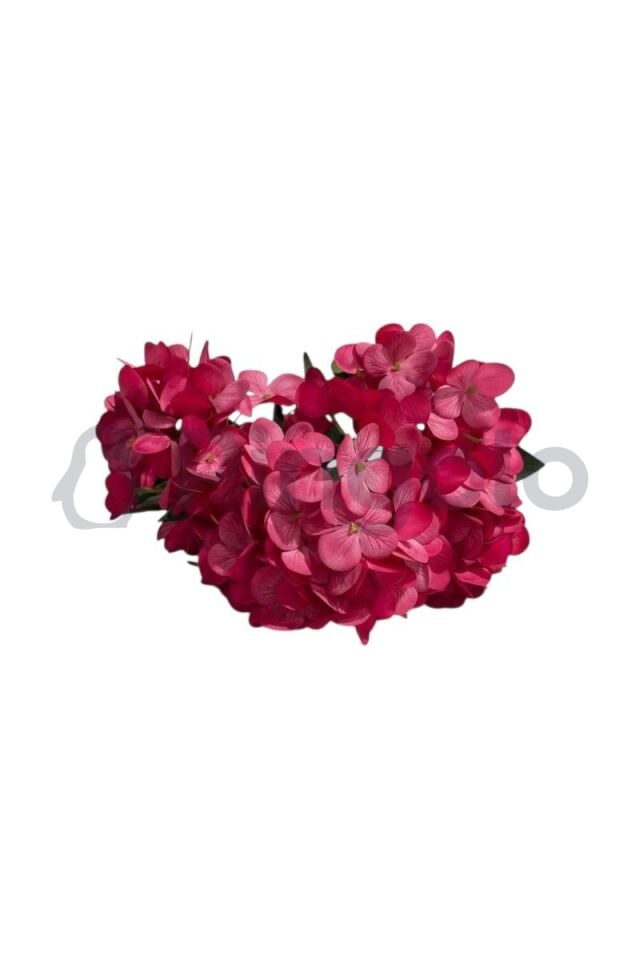 Ortanca 5 Dallı Yapay Çiçek PNG-505 Fuşya